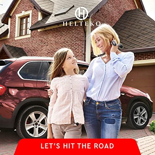 Helteko Backseat Car Organizer, Kick Mats Back Seat Protector with Touch Screen Tablet Holder, Back Seat Organizer for Kids with 9 Storage Pockets, Travel Accessories (2 Pack, Black)
