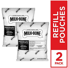Load image into Gallery viewer, Milk-Bone MaroSnacks Dog Treats, 38 Ounce Refill Packs (Pack of 2) with Real Bone Marrow and Calcium
