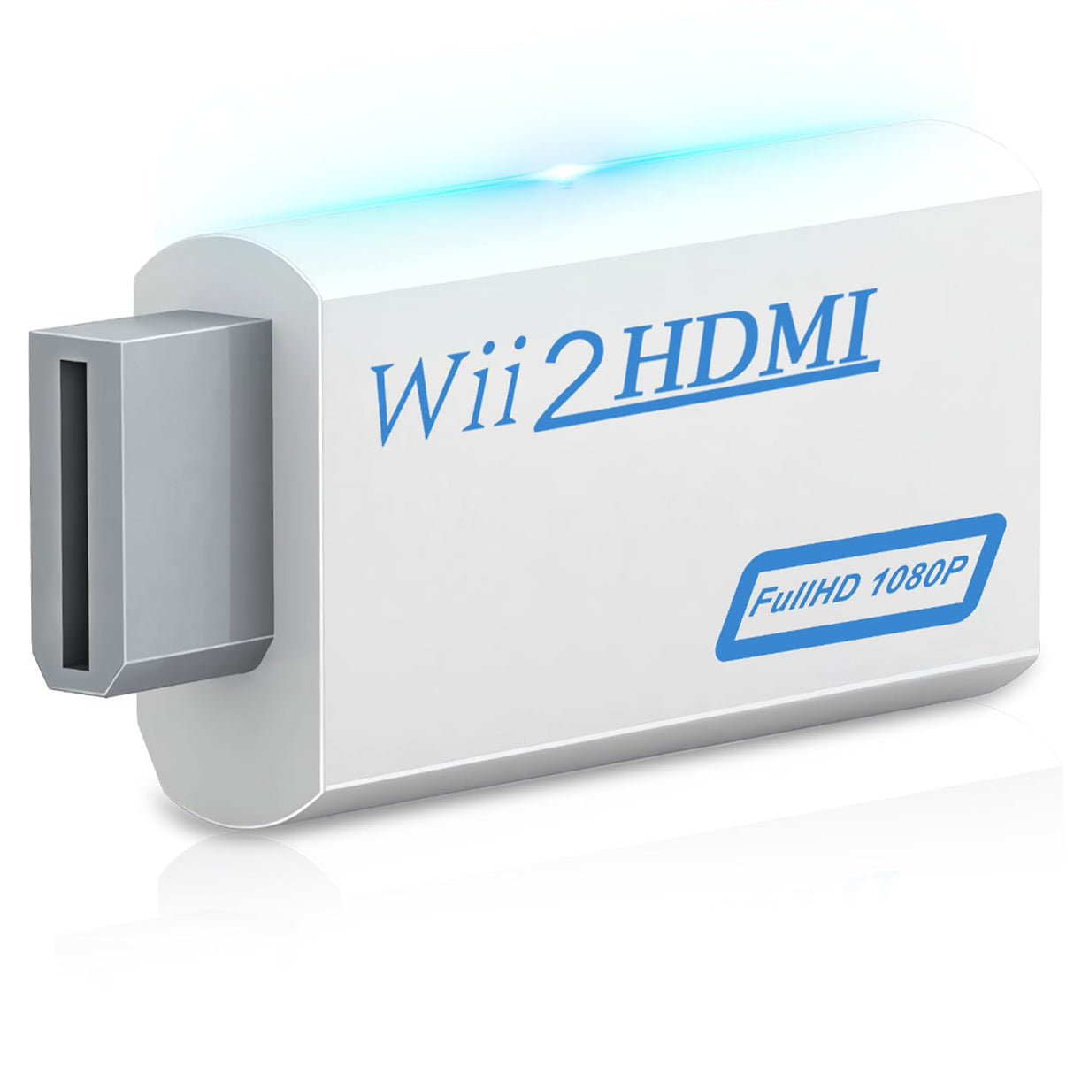 Wii to HDMI Adapter, 1080P Wii HDMI Adapter, Wii2HDMI Converter for Nintendo Wii/Wii U, Supports All Display Modes with 3.5mm Audio Jack Connector to HDTV Smart TV