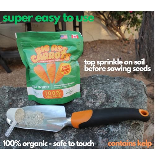 Big A Carrot Fertilizer and Root Vegetable Fertilizers – Premium Fertilizer for Carrots and Vegetable Garden – Organic Plant Food for Indoor and Outdoor Plants