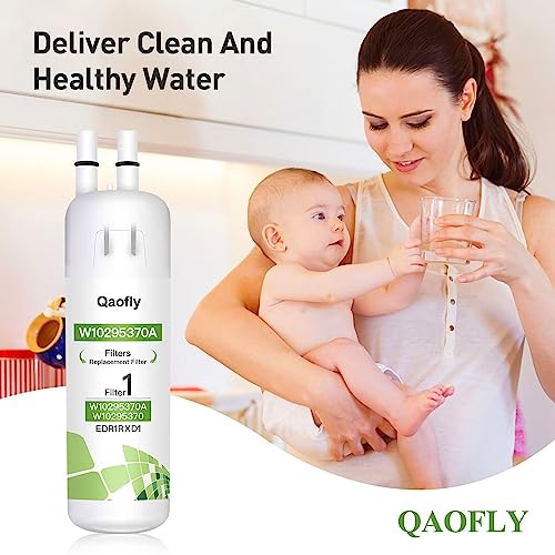 Qaofly EDR1RXD1 W10295370A Water Cap Replacement, Compatible with Filter 1, W10295370, P8RFWB2L, P4RFWB, 46-9930 46-9081(2PACKS)