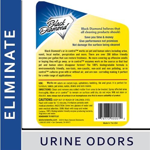 Eliminates Urine Odors – Controls Cat, Dog, Pet & Human Smells from Carpet, Furniture, Mattresses, Grout and Pet Bedding & Concrete. Biodegradable Enzymes 32 Oz. Spray
