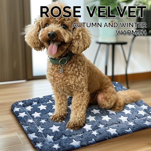 Dog Bed Mat - Soft Dog Crate Pad - Durable Dog Kennel Pad for Small, Medium, Large Dogs. Dog Crate Mat Perfect for Crates, Kennels, or Floor Use