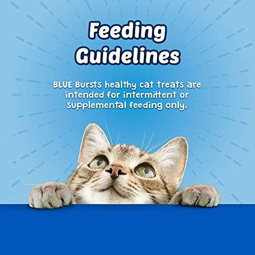 Blue Buffalo Bursts Crunchy & Creamy Cat Treats, Great for Training, Paw-Lickin' Chicken, 2-oz Bag ( 6 pack)
