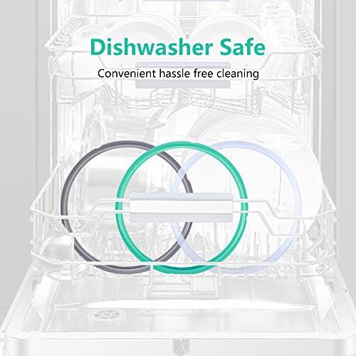 Sealing Ring for 8 Qt Instant Pot Replacement Silicone Gasket Seal for 8 Quart Instapot Pressure Cooker Accessories for Insta Pot IP DUO/LUX/ULTRA/SMART/PRO/VIVA 8QT Seal Ring - 3 Pack