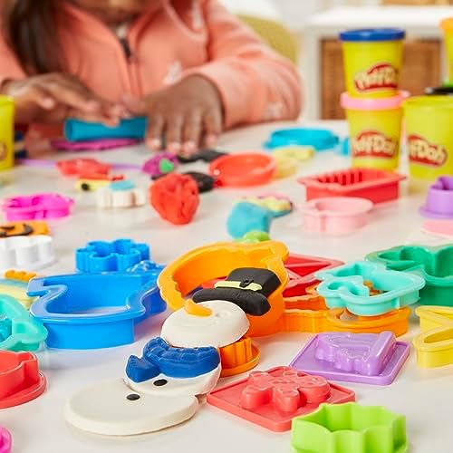 Play-Doh Holiday Set of Tools, 43 Accessories & 10 Colors, Kids Arts & Crafts, Preschool Toys for Girls & Boys, for Kids, Ages 3+ (Amazon Exclusive)