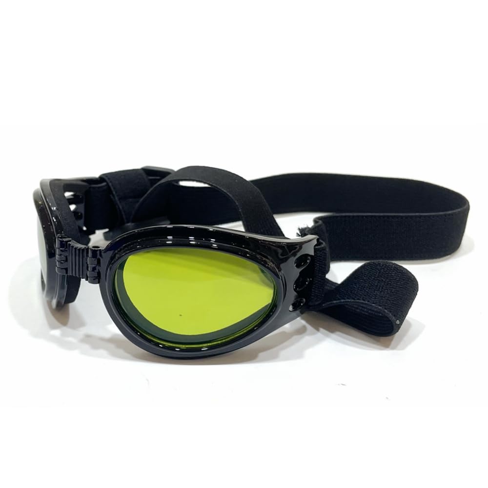Foldable Pet Laser Safety Glasses Glare Protective Goggles 1064nm Dog Sunglasses UV400 Protection (Suitable for Pets 7.5kg-25kg)