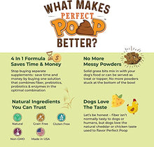 Load image into Gallery viewer, Perfect Poop Digestion & General Health Supplement for Dogs: Fiber, Prebiotics, Probiotics & Enzymes Relieves Digestive Conditions, Optimizes Stool, and Improves Health (Cheddar Cheese, 30.0)