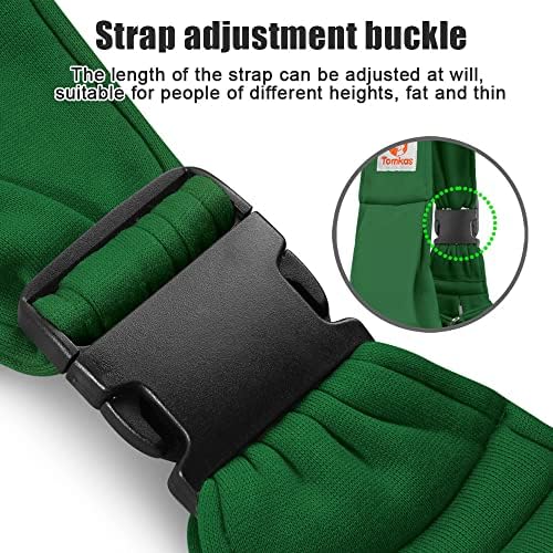 Tomkas Dog Sling Carrier for Small Dogs Puppy Carrier for Small Dogs (Emerald Green, Adjustable Strap & Zipper Pocket)