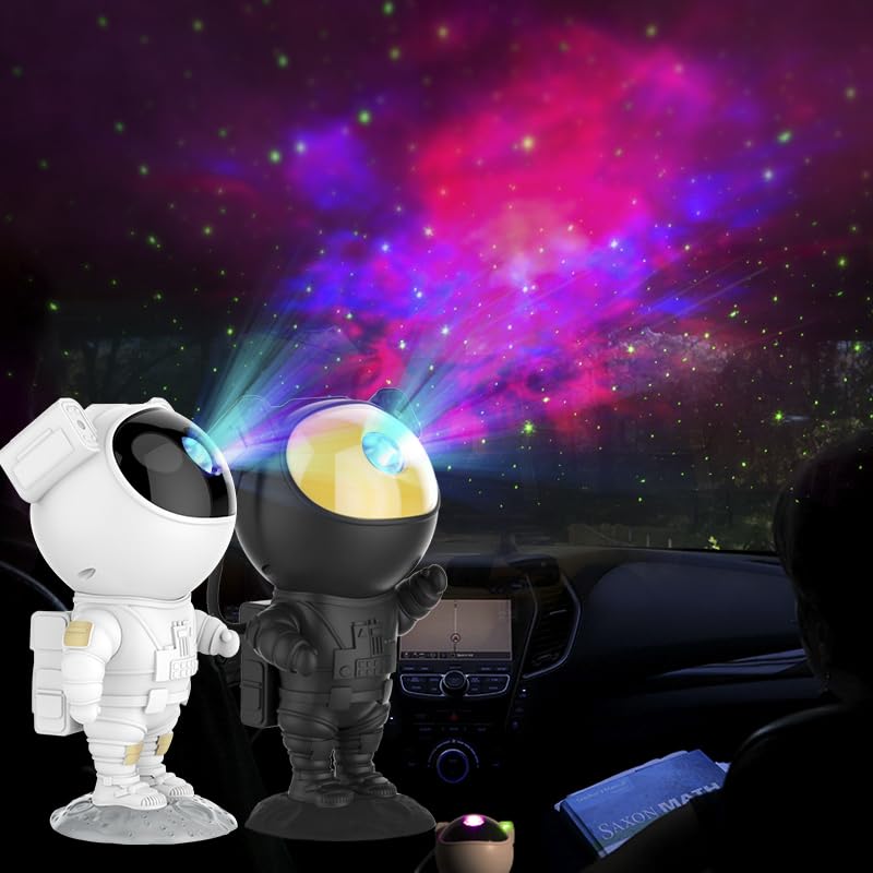 SFOUR Star Projector,Galaxy Night Light,Astronaut Starry Nebula Ceiling LED Lamp with Timer and Remote, Gift for Kids Adults for Bedroom, Birthdays,Christmas, Valentine's Day.(Black Gold)