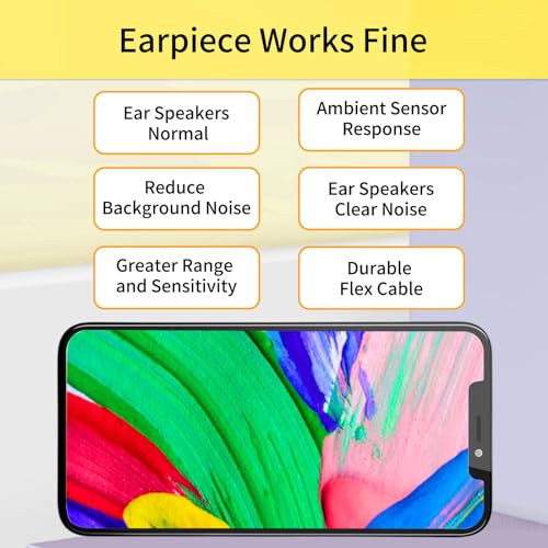 for iPhone 11 Earpiece Speaker Replacement 6.1" Repair for iPhone11 Earspeaker Front Ear Piece with Ambient Light Sensor Fix Proximity Sensor Assembly for A2111, A2223, A2221