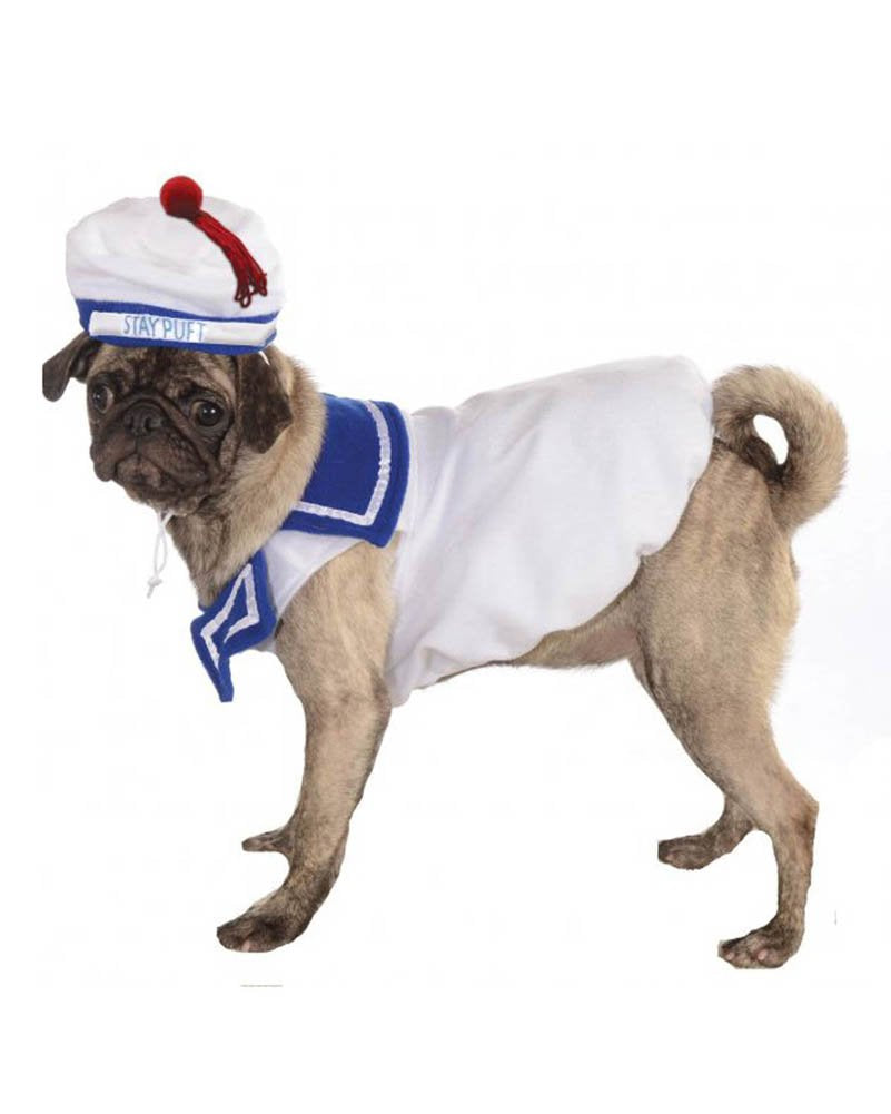 Ghostbusters: Stay-Puft Marshmallow Man Pet Costume for For Dogs or Cats by Rubies, Large