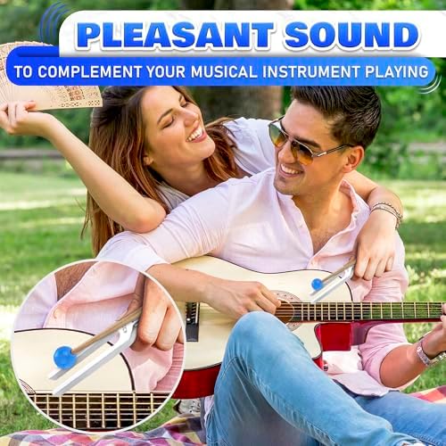 432 Hz Tuning Fork - Chakra Tuning Forks Set with Cleaning Cloth and Bag Sound Diapason Tunning Fork Music Tuning Accessories - Chakra Tuning Fork