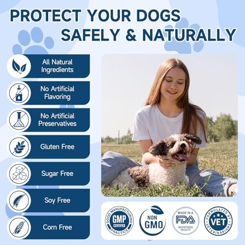 Probiotics for Dogs, 200 Soft Treats Dog Probiotics for Digestive Health & Immune System, Probiotic Chews for Dogs, Support Gut Health | Itchy Skin | Diarrhea | Gas Relief Treatment