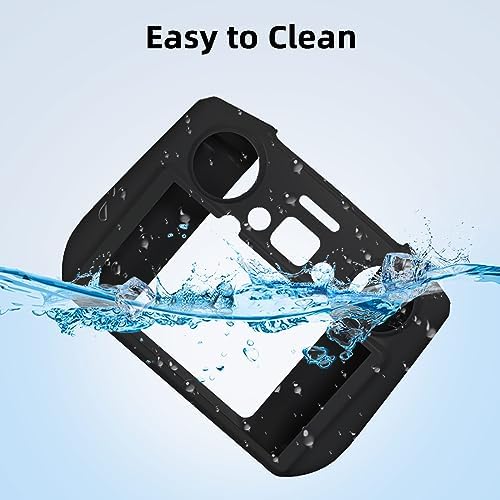 Air 3S Silicone Cover Case Sleeve for DJI RC 2,Protective Cover Compatible with DJI Neo Mini 4 Pro Air 3 Flip Fly More Combo Controller Accessories (Black)