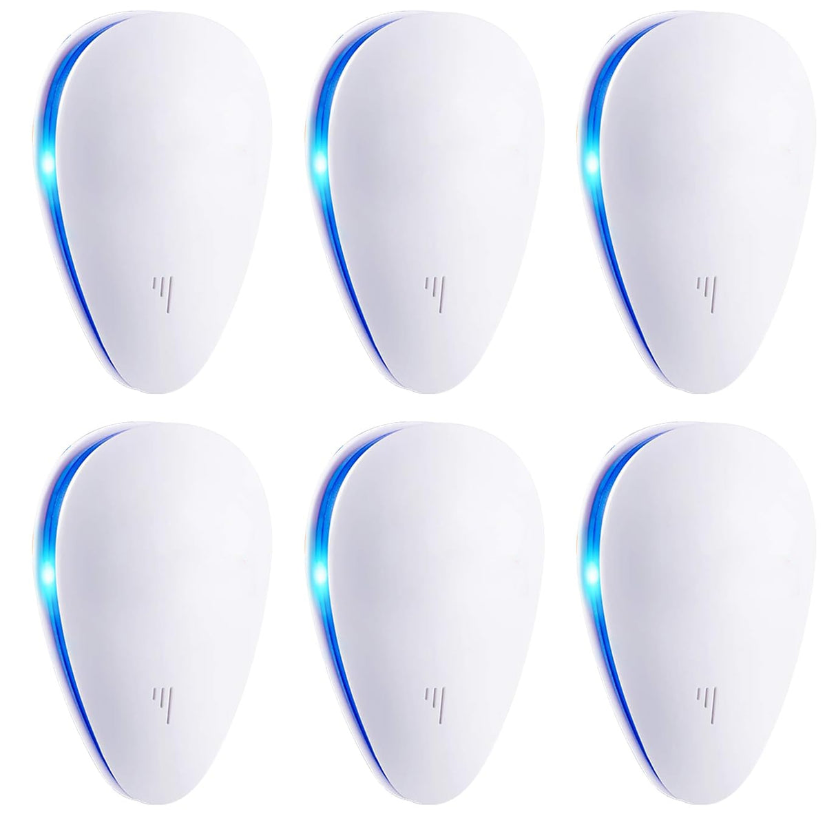 Ten KiKi Ultrasonic Pest Control Repeller, Plug-in Ultrasonic Pest Control Repellent for Mouse, Bug, Rodent, Insects, Cockroach, Mice, Spider, Ant, Mosquito& Rats Indoor Use Repeller 6 Packs