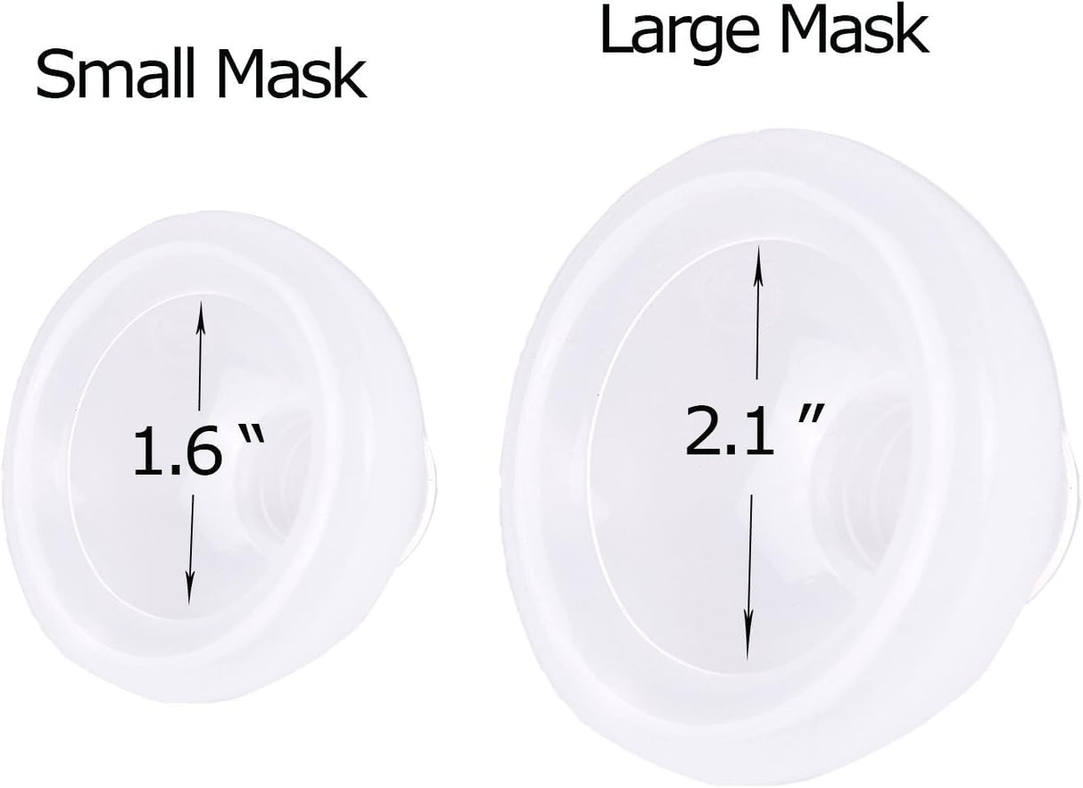 Cat Inhaler Spacer,Specifically Designed for Cats,with Round Shape Silicone Mask,Feline Aerosol Chamber with Breathing Indicator – Include 2 Mask for Best Fit (for cat)