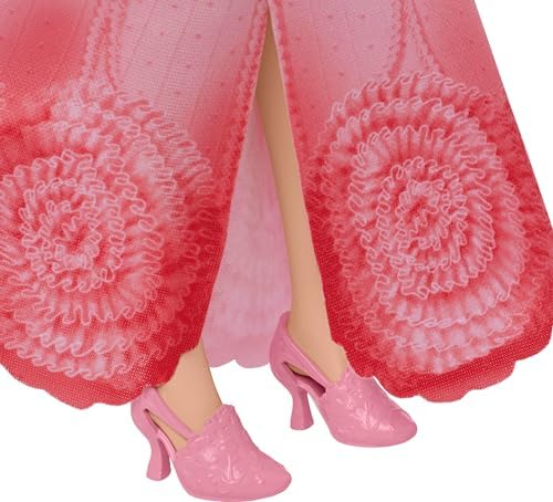 Mattel Wicked Singing Glinda Fashion Doll & Accessories, Posable with Movie-Inspired Look & Removable Outfit, Sings “Popular”