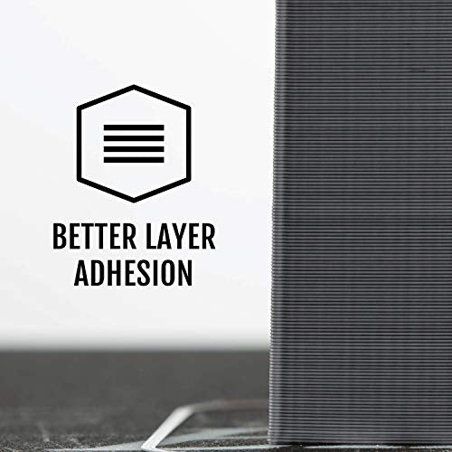 HATCHBOX PETG 3D Printer Filament, Dimensional Accuracy +/- 0.03 mm, 1 kg Spool, 1.75 mm, Sliver