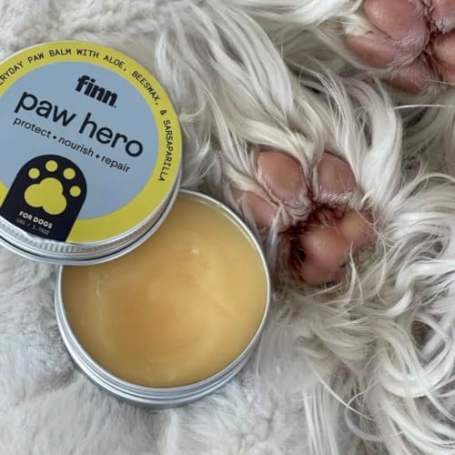 Finn Paw Hero | Natural Revitalizing Dog Paw Balm | Protect, Nourish & Repair from Wear, Damage & Dryness - 1.75 oz