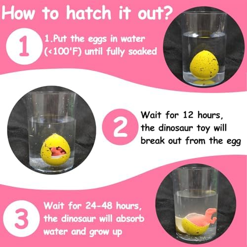 30 Pack Valentines Day Gifts for Kids Boys, Dinosaur Egg Hatching with Valentines Cards for Kids Classroom Class Exchange School Prizes Toddler Girls Boys Funny Dino Valentines Cards Party Favors Gift