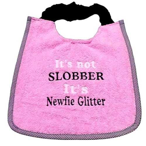 Unique Handmade Newfoundland Dog Bib - Personalized Colors, Waterproof Backing, and Adjustable Fit for all breeds - stylish - choose your size - newfy glitter