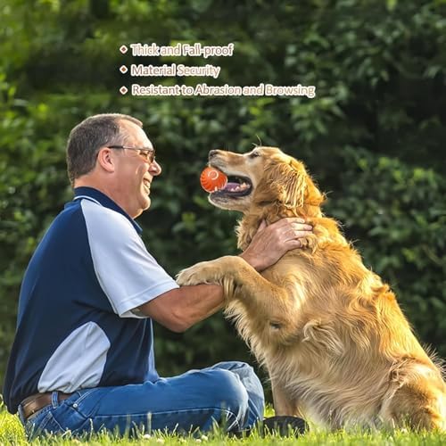 2025 New Shaky Ball Toy for Dogs, Shaking Dog Ball, Vibrating Dog Ball,Vibrating Ball for Dogs, Interactive Dog Ball, Automatic Moving Dog Toy Ball for Dogs, Suitable for All Dogs 2pcs(Orange+Blue)