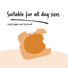 Load image into Gallery viewer, Ultra Chewy Peanut Butter Double Treat Bones: Long-Lasting Dog Treats Made in USA for Large and Small Breeds, Highly Digestible, Ideal for Aggressive Chewers (12 Count)