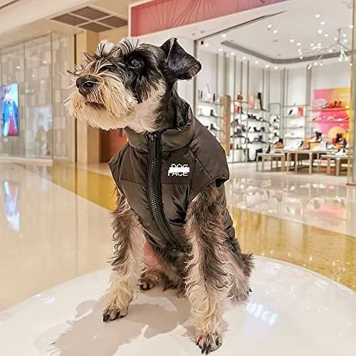 Dog Winter Coat Vest -Windproof Jacket for Small Medium Dogs-Puppy Winter Warm Dog Clothes Apparel for Cold Weather