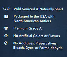 Load image into Gallery viewer, Wag Split Elk Antler, Naturally Shed, Long Lasting for Aggressive Chewers, Large (Best for Dogs 30-45 lbs)