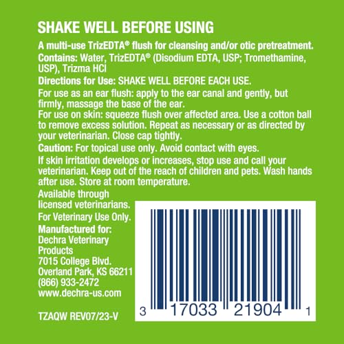 TrizEDTA Aqueous Flush for Dogs, Cats and Horses, 4 oz