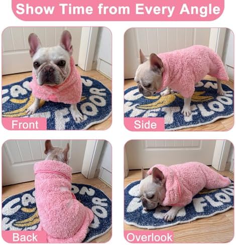 Dog Bathrobe Super Absorbent Dog Towels for Drying Dogs Large Quick Drying Dog Robes for After Bath Soft Dog Drying Towel Adjustable Dog Drying Coat to Keep Dog Warm(S-XXL)