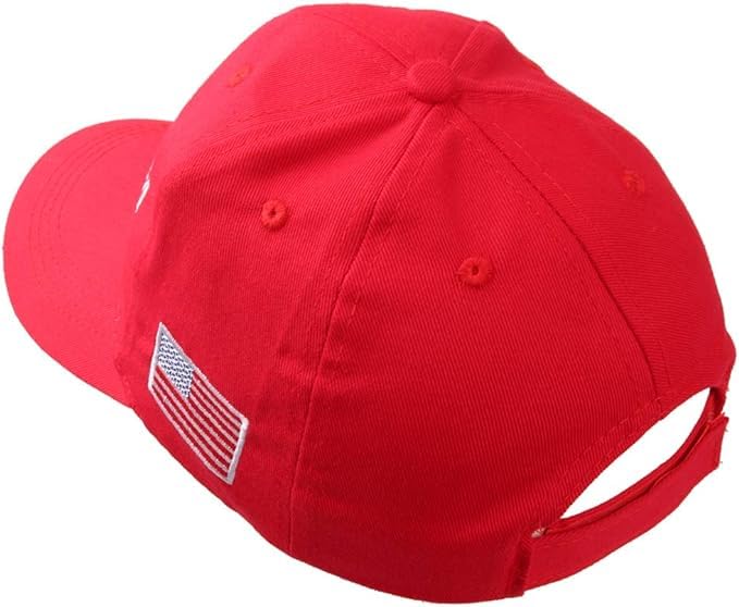 MOZU MAGA Hat 3 Packs(RED) Trump 2024 Hat Donald Trump Hat 2024 Keep America Great Hat Make America Great Again MAGA Camo Embroidered Adjustable Baseball Cap with Two Money(Golden,Silver)