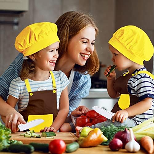 RISICULIS 21 Pieces Toddler Knife, Kids Knife Set Includes Wood Kids Safe Knife, Plastic Toddler Knife, Cutting Board, Apron, Chef Hat, Y Peeler, Crinkle Cutter, Cake Scraper, Gloves, Sandwich Cutter