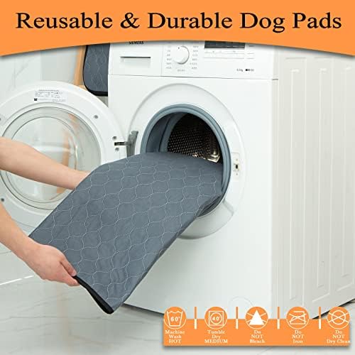 Washable Pee Pads for Dog 82x102, Reusable Puppy Pads, Dog Training Pads with Quick Dry, 1 Pack, Anti-Slip Dog Cat Pee Pads, Whelping Pads, Potty Pad.