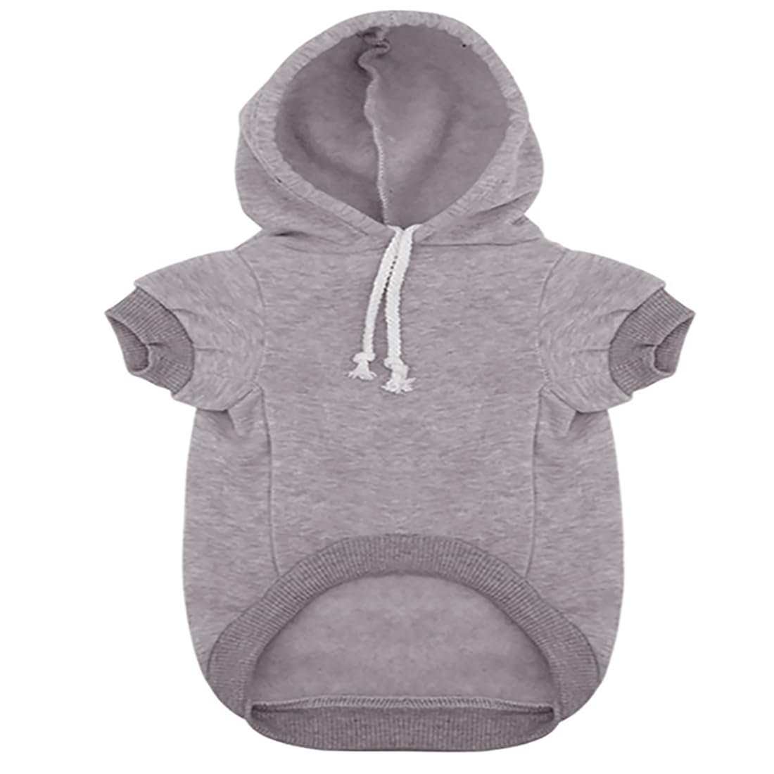 Security Dog Hoodies Clothes Apparel Winter Sweatshirt Warm Sweater Cotton Puppy Hoodie for Small Dog Medium Large Cat Grey, 5XL