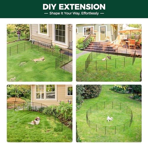 FXW MiniPaws Dog Playpen Designed for Puppies/Small Dogs, Expandable Dog Pen for Indoor/Outdoor Use, 20 inch 16 Panels