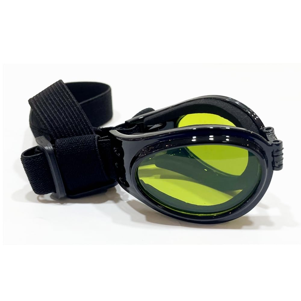 Foldable Pet Laser Safety Glasses Glare Protective Goggles 1064nm Dog Sunglasses UV400 Protection (Suitable for Pets 7.5kg-25kg)