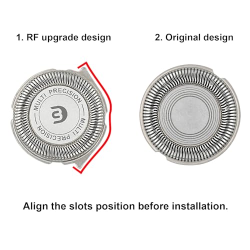SH30 Replacement Heads for Philips Norelco Shaver Series 3000, 2000, 1000 and S1560, Blades for Razor 2400, 3600, 3800, 6-Pieces Pack