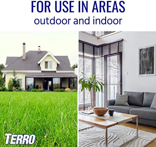 TERRO T401SR Indoor and Outdoor Ant Killer Aerosol Spray - Kills Ants, Cockroaches, Crickets, Scorpions, Spiders, and Other Insects - 2 Pack 32 Total Ounces