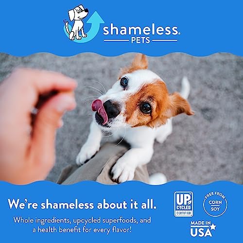 Shameless Pets Dog Training Treats Bacon/Apple and Chicken/Peanut Butter - Natural and Soft Puppy Treats with Collagen - Medium Dog Treats Pack of 2 (8oz Each)