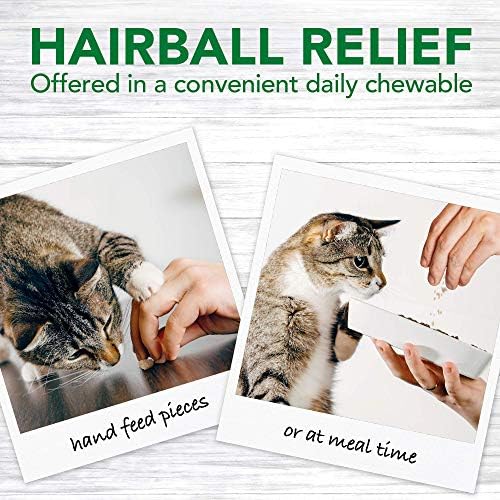 Sentry Hairball Relief for Cats,Malt Flavor,4.4 Ounces and Vet’S Best Cat Hairball Relief Digestive Aid | 60 Chewable Tablets
