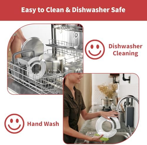 Removable Pouring Shield Splash Guard for KitchenAid 5.5-7 Quart Bowl-Lift Stand Mixers, Prevents Mess and Flour Dust, Mixer Accessories and Attachments