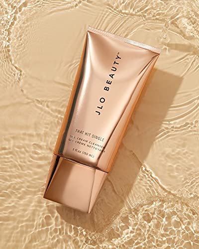 JLO BEAUTY That Hit Single Gel Cream Cleanser | Sulfate-Free, Antioxidant-Rich, Clears & Removes Makeup for Smooth, Radiant Skin | 5 Oz