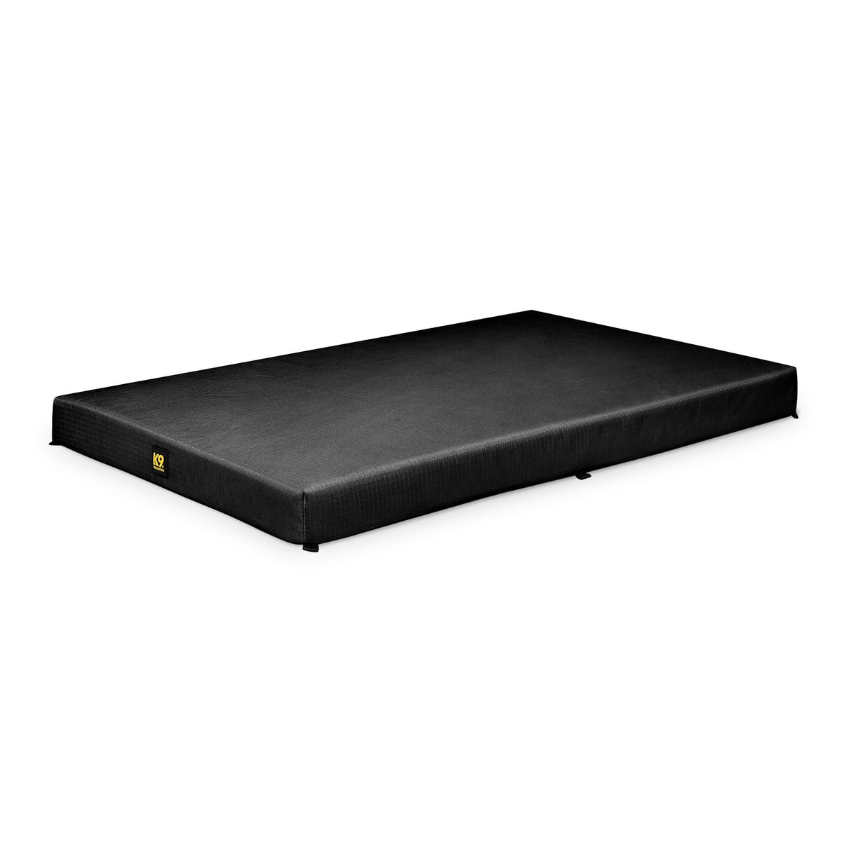 K9 Ballistics Tough Ripstop Orthopedic Crate Bed - Thick, Durable XL Kennel Pad with Washable Cover for Extra Large Dogs, 47 x 29 fits 48” Wire Crate, Obsidian Black