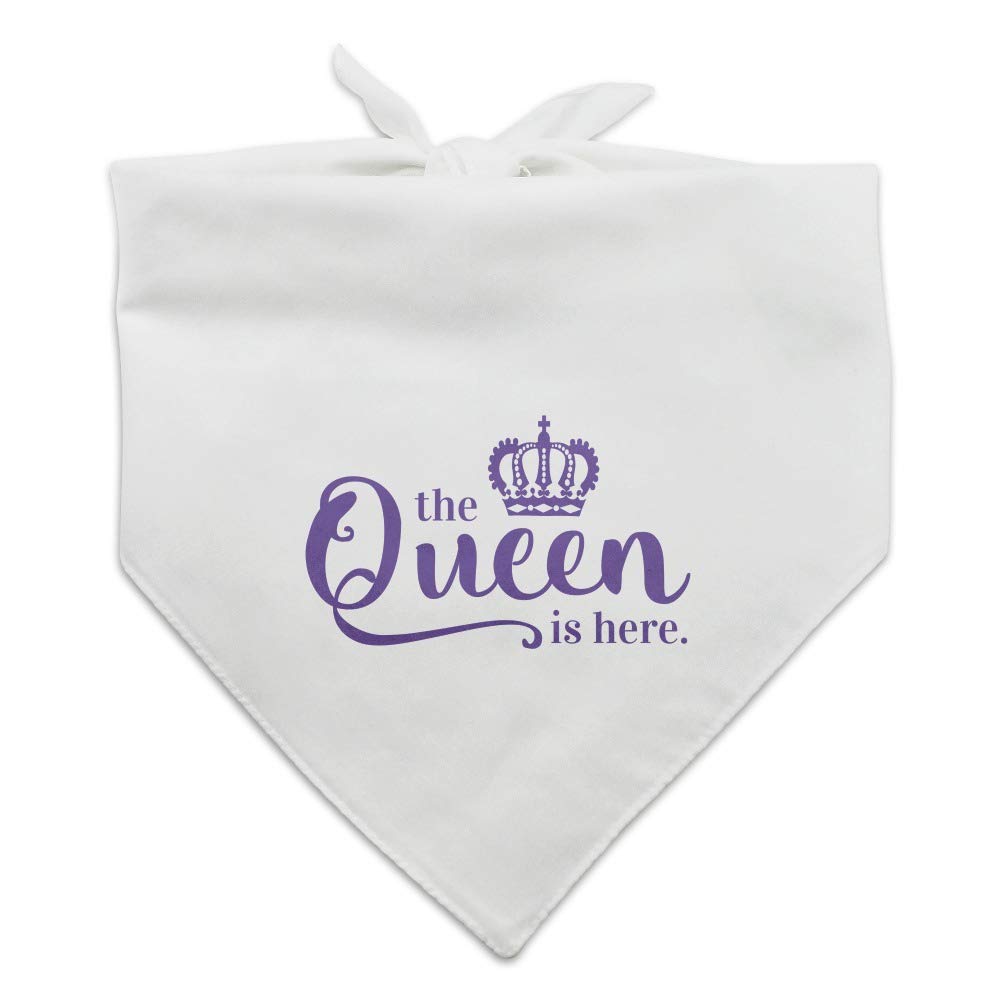 GRAPHICS & MORE The Queen is Here Crown Royalty Dog Pet Bandana
