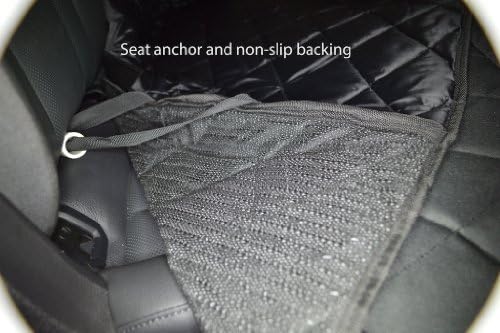 4Knines Dog Seat Cover Without Hammock for Cars, SUVs, and Small Trucks (Grey)