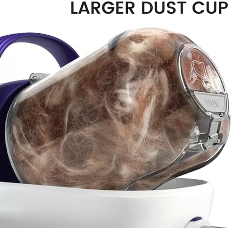 oneisall Dog Hair Vacuum & Dog Grooming Kit, Pet Grooming Vacuum with Pet Clipper Nail Grinder, 1.5L Dust Cup Dog Brush Vacuum with 7 Pet Grooming Tools for Shedding Pet Hair, Home Cleaning