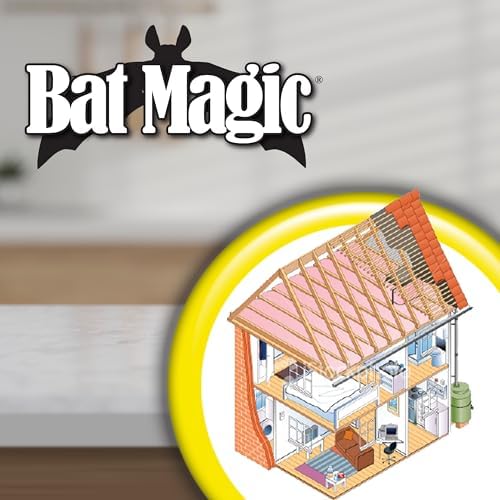 Bonide Bat Magic Bat Repellent, Pack of 4 Ready-to-Use Peppermint Oil Scent Packs for Long Lasting Indoor Bat Control