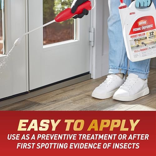 Ortho Home Defense Insect Killer for Indoor & Perimeter Refill2, Controls Ants, Roaches, Spiders, and More, 1 gal. (Pack of 2)